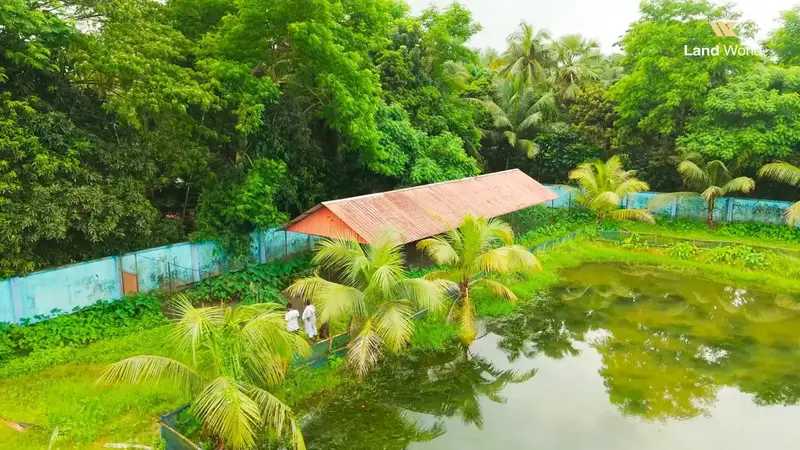 Existing farm facility at Land World Agro Resort